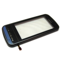 Nokia C6-00 FrontCover+Touch Screen black ORIGINAL