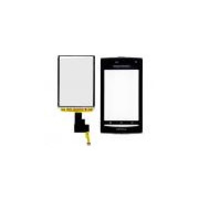 Sony Ericsson X8-00 FrontCover+Touch Screen black ORIGINAL