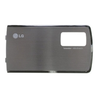 LG KE970 BatteryCover Silver OEM