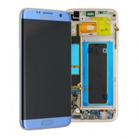 Samsung Galaxy S7 Edge Lcd+Touch Screen Blue ORIGINAL