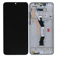 Xiaomi Redmi Note 8 Pro Lcd+Touch Screen+Frame Black/Silver GRADE A