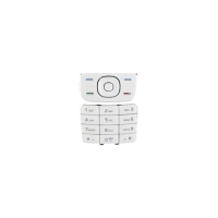 Nokia 5200/5300 Keypad Set white ORIGINAL