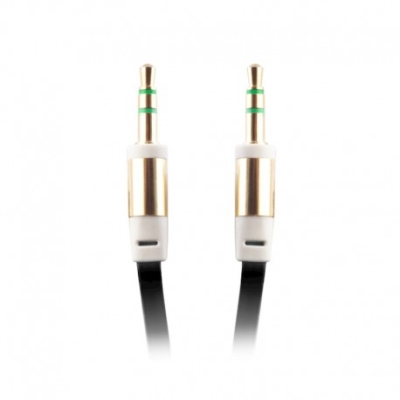 Audio Cable 3.5mm Jack to 3.5mm jack 1m Black