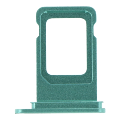 APPLE iPhone 11 - SIM Card Tray With Waterproof Ring Rubber Green Original