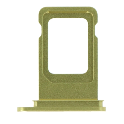 APPLE iPhone 11 - SIM Card Tray With Waterproof Ring Rubber Yellow Original