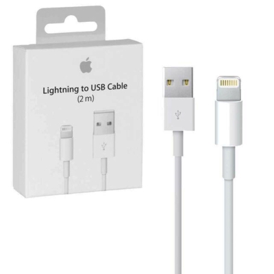 APPLE iPhone - ORIGINAL DATA CABLE LIGHTNING TO USB 2.0 ΛΕΥΚΟ 2m, BLISTER