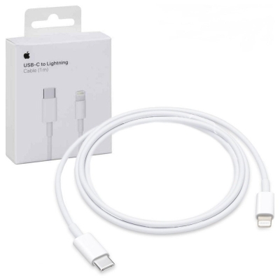 APPLE iPhone - ORIGINAL DATA CABLE USB 3.0 USB-C male - Lightning White 1m, Blister