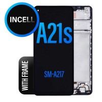 Samsung Galaxy A21s / A217F Frontcover + Lcd + Touch Black Grade A