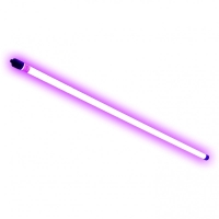 ΛΑΜΠΑ ΦΘΟΡΙΟΥ 120cm 18W ΜΩΒ ΜΕ ΕΝΣΩΜΑΤΩΜΕΝΗ ΠΡΙΖΑ RZ-11071