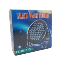 LED ΦΩΤΟΡΥΘΜΙΚΟ FLAT PAR LIGHT RGBW 60LEDS KDB-03258