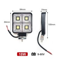 RCHANG ΤΕΤΡΑΓΩΝΟΣ ΠΡΟΒΟΛΕΑΣ ΕΡΓΑΣΙΑΣ 18W W18437-17