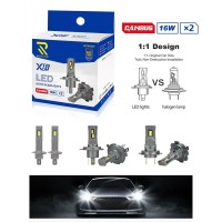 RCHANG CANBUS ΛΑΜΠΕΣ ΑΥΤΟΚΙΝΗΤΟΥ 32W X18 LED H4 W18524-2