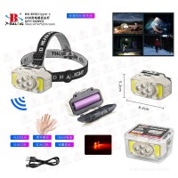 ΕΠΑΝΑΦΟΡΤΙΖΟΜΕΝΟΣ ΦΑΚΟΣ ΚΕΦΑΛΗΣ COB+4 LED HX-815S