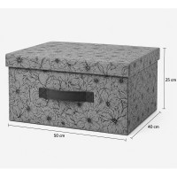 ΚΟΥΤΙ ΑΠΟΘΗΚΕΥΣΗΣ ΡΟΥΧΩΝ 50*40*25CM JZ-06404