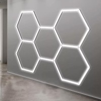 LED ΕΞΑΓΩΝΙΚΟ ΦΩΤΙΣΤΙΚΟ ΜΕ 5 ΚΥΨΕΛΕΣ ΨΥΧΡΟ ΦΩΣ 6500Κ RZ-57437