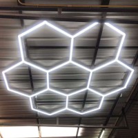 LED ΕΞΑΓΩΝΙΚΟ ΦΩΤΙΣΤΙΚΟ ΜΕ 7 ΚΥΨΕΛΕΣ ΨΥΧΡΟ ΦΩΣ 6500Κ RZ-57420