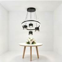 ΚΡΕΜΑΣΤΟ ΦΩΤΙΣΤΙΚΟ LED ΣΕ ΣΧΗΜΑ ΚΟΡΩΝΑΣ AD-06933