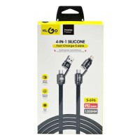 KLGO ΚΑΛΩΔΙΟ ΦΟΡΤΙΣΗΣ 4 ΣΕ 1 240W 1200mm S-696