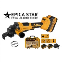 EPICA STAR ΕΠΑΝΑΦΟΡΤΙΖΟΜΕΝΟΣ ΓΩΝΙΑΚΟΣ ΤΡΟΧΟΣ ΜΕ 2 ΜΠΑΤΑΡΙΕΣ 21V EP-11101