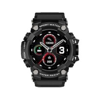 T6 SMARTWATCH ΜΕ ΠΑΛΜΟΓΡΑΦΟ ΜΑΥΡΟ CY-T6
