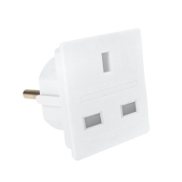 LAMTECH EU SCHUKO TO UK 16A TRAVEL ADAPTER