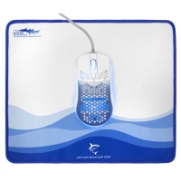 WHITE SHARK 6D MOUSE & MOUSE PAD MEGALODON