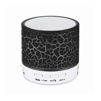 LAMTECH BLUETOOTH SPEAKER LED LIGHT WITH FM BLACK