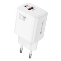 LAMTECH GaN DUAL PORT CHARGER USB QC3.0/TYPE-C 30W