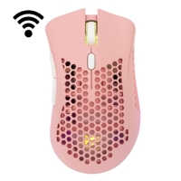 WHITE SHARK WIRELESS 500mAh Li-BAT GAMING MOUSE 10K  LIONEL PINK