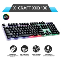 ALCATROZ SPILL PROOF GAMING KEYBOARD WITH BACKLIGHT EFFECTS
