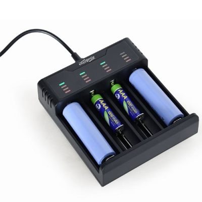 ENERGENIE NI-MH + LI-ION FAST BATTERY CHARGER BLACK