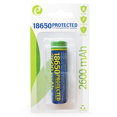 ENERGENIE LITHIUM-ION 18650 BATTERY PROTECTED 2600 mAh