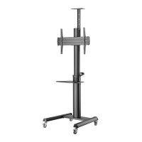 SBOX MOBILE FLOOR STAND 37'-70' / 94 - 178 cm VESA 600x400 MAX