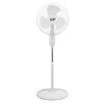 LGP ROUND BASE STAND FAN 16' 40CM 45W WITH TIMER WHITE