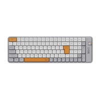 ALCATROZ BT5.3/2.4G MULTI-DEVICE RECHARGEABLE KEYBOARD TETRIZ AIR 3 SUMMER WHITE