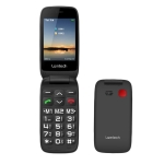 LAMTECH FLIP PHONE BLACK 2.8' DISPLAY WITH BT, FM RADIO, SOS, 1400 mAh, GR MENU FLIP-X