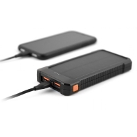 GEMBIRD SOLAR POWERBANK 10000MAH BLACK