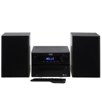 ADLER MINI HI-FI STEREO SYSTEM WITH BT, CD, USB & FM BLACK