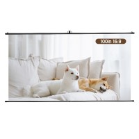 DELI BRACKET PROJECTOR SCREEN 100' BLACK