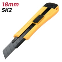 DELI SNAP-OFF BLADE KNIFE 18MM SK2 YELLOW