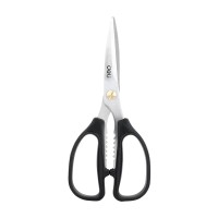 DELI STAINLESS STEEL SCISSORS 195MM BLACK