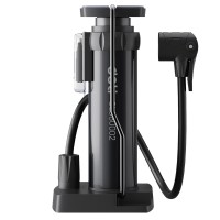DELI FLOOR PUMP 5.5BAR/80PSI Φ43.5x145MM BLACK