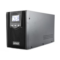 ENERGENIE 2000 VA PURE SINE WAVE UPS, LCD DISPLAY, 2 X SCHUKO + 3 X C13 OUTPUTS, USB, BLACK