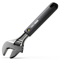DELI ADJUSTABLE CARBON STEEL WRENCH 8' BLACK