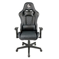 GEMBIRD GAMING PVC LEATHER CHAIR WITH PILLOWS BLACK