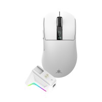 WHITE SHARK WIRELESS GAMING MOUSE 12000DPI WMG-5023 GAWAIN WHITE
