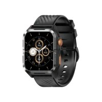 BLACKVIEW BT5.3 WATERPROOF-10M SMARTWATCH WITH DA GPT & LED TORCH BLACK