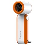 ELYSIUM PORTABLE ULTRA POWERFUL MINI FAN CREAM ORANGE