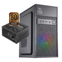 ALCATROZ PC CASE WITH PSU AZZURA MILLENIA ECO AIR 2 RGB BLACK