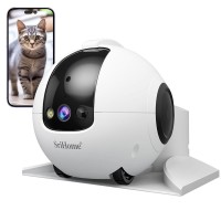 SRIHOME PET COMPANION ROBOT CAMERA 4MP HD RESOLUTION WHITE